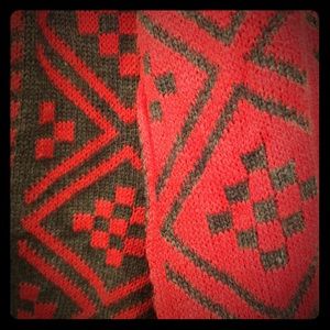 Pink and grey Infinity scarf